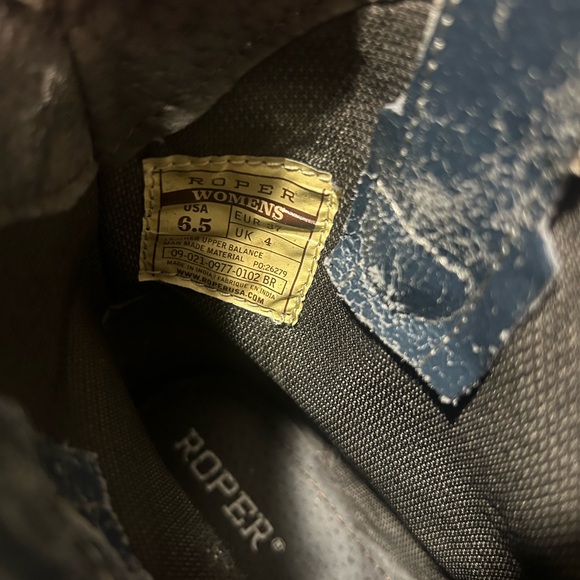 Roper Women’s Boots American Flag Size 6.5 (171) - Picture 6 of 7